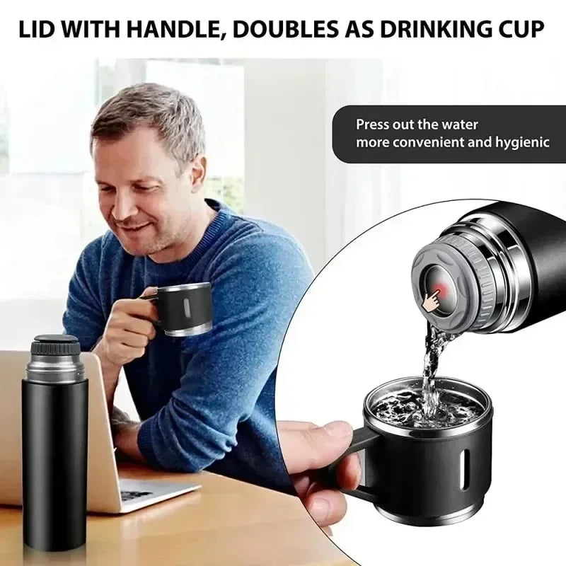 Gourde Isotherme Inox 500ml - Coffret Cadeau