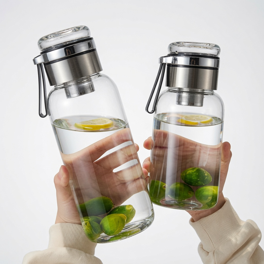 Bouteille en Verre Borosilicate 1,5L/2L