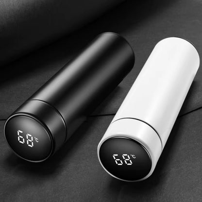 Gourde Thermos LED Intelligente 500ml - Bouteille Connectée Isotherme