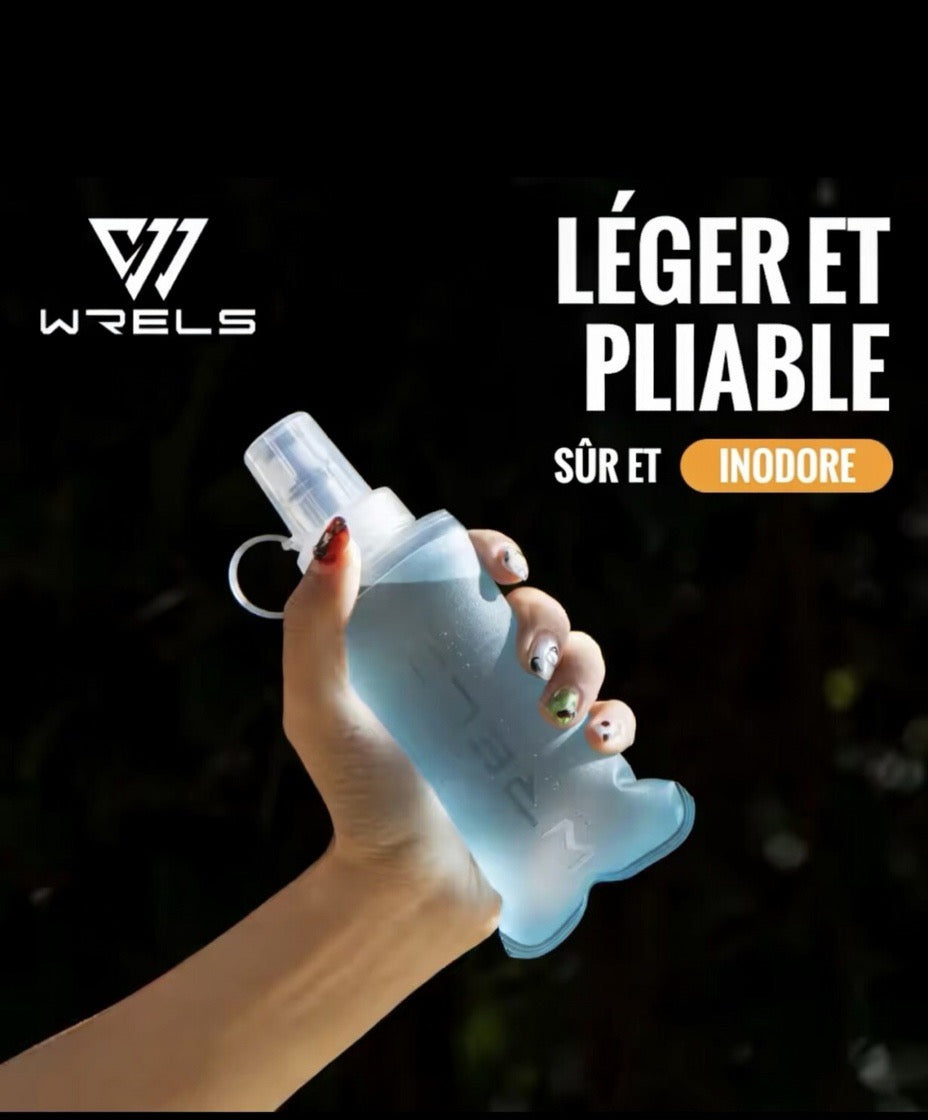 Bouteille d'Eau Pliable Silicone WRELS