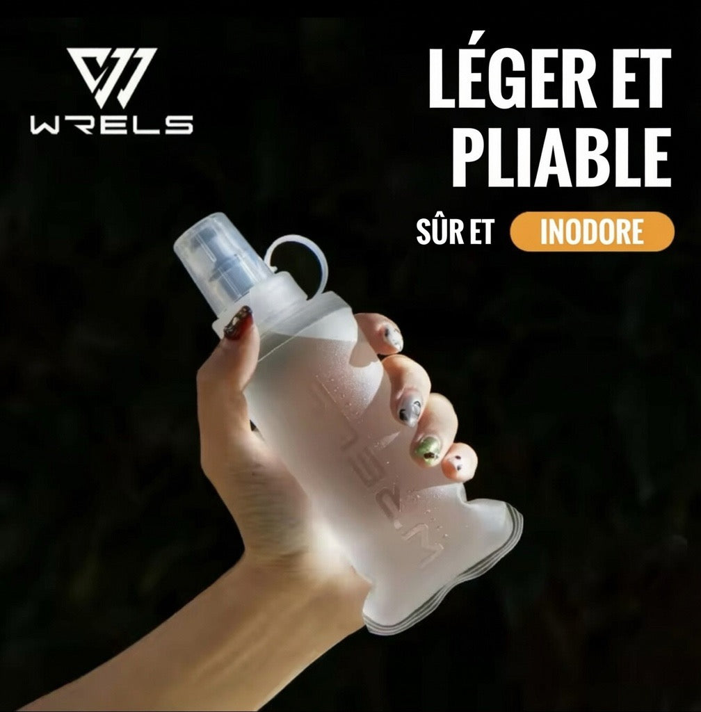 Bouteille d'Eau Pliable Silicone WRELS