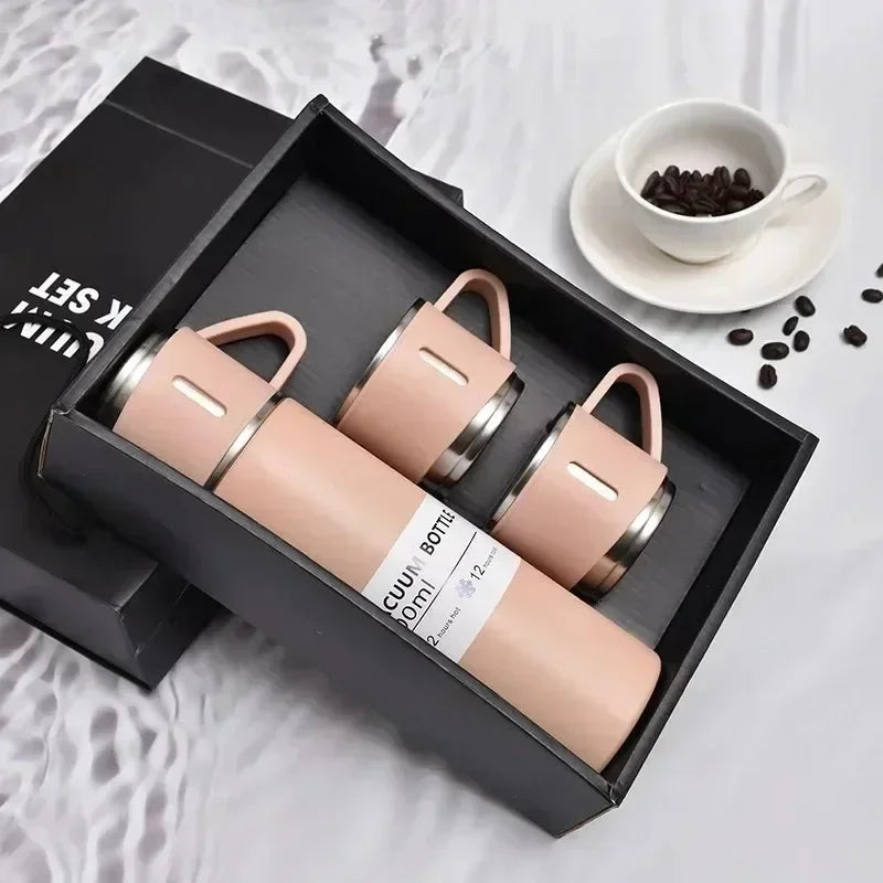 Gourde Isotherme Inox 500ml - Coffret Cadeau