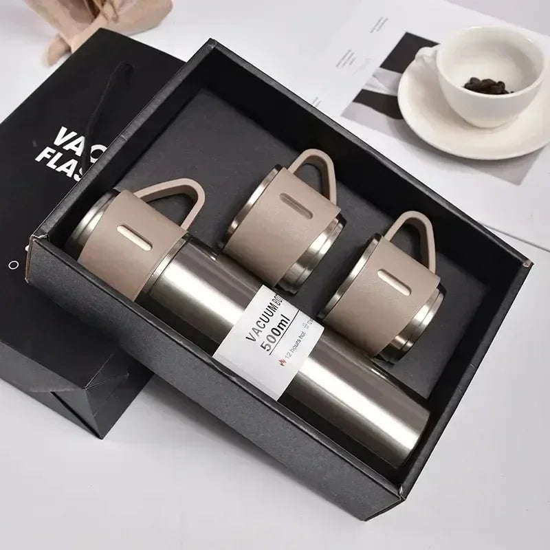 Gourde Isotherme Inox 500ml - Coffret Cadeau