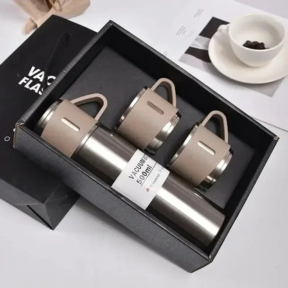 Gourde Isotherme Inox 500ml - Coffret Cadeau