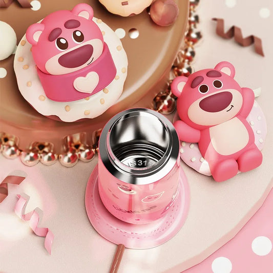 Tasse Thermos Design 350ml Inox 316 - Poignée Cœur, Cadeau Fille